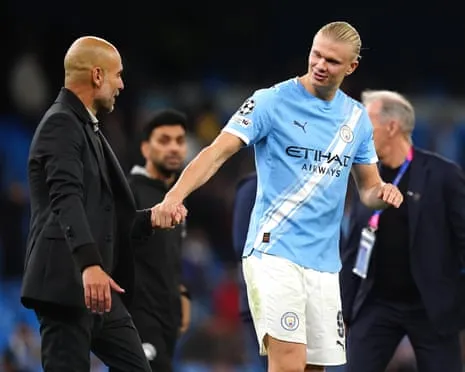 Erling Haaland Joins Exclusive UCL 50-Goal Club, Praised by Pep as CR7 and Lionel Messi's Peer