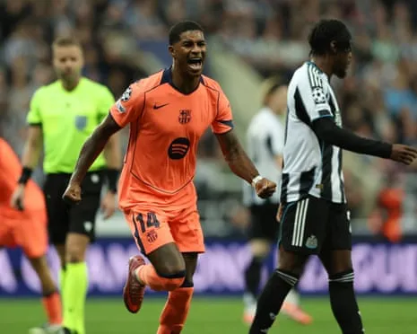 Marcus Rashford's Brace Silences The Magpies' Celebrations and Seals Barça's Victory
